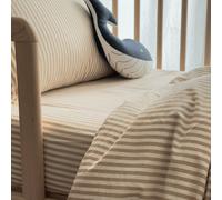 Drap Housse bébé Percale de Coton Bio rayé