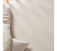 Drap Housse Bébé Satin De Coton Bio Lavé Lin 70X140