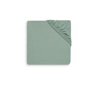 Jollein Drap-Housse en Jersey, 80/90 cm Longueur x 40 cm Largeur, Vert Cendré