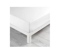 Drap housse Biolina en coton biologique blanc bonnet 30 cm 160x200 Blanc G