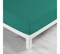 Drap Housse en Coton "Biolina" 180x200cm Émeraude