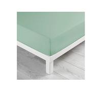 Drap Housse en Coton ""Biolina"" 160x200cm Sauge