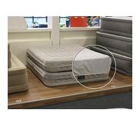 Drap housse blanc 152x203 cm vinyle -