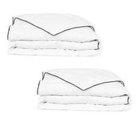 Drap housse blanc 155x220 cm microfibre - vidaxl Blanc G