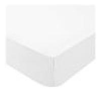 Drap housse blanc 70x140 cm jersey - domiva Neutre G