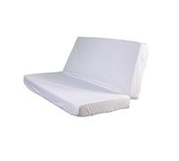 Drap Housse Blanc pour Matelas clic-clac Bonnet 20 cm 120x190