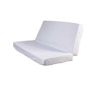 Drap housse blanc pour matelas clic-clac bonnet 20 cm 130x190 - Blanc - Fabriqué en France - Terre de Nuit