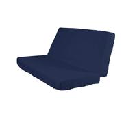 Drap Housse Bleu Marine pour Matelas clic-clac Bonnet 20 cm 140x190