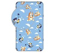 Drap-housse - BLUEY - Bluey & Bandit - 100% coton - 90 x 200 x 25 cm - Lavable machine 40°C