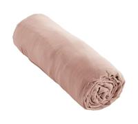 Drap Housse Bonnet 30 cm Double Gaze de Coton 160 x 200 cm Guimauve (Pink) Rose