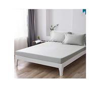 Drap Housse Bonnets 20cm Pour Matelas Épais Drap-housse En Coton Confortable Housse De Matelas Protege Matelas Drap De Lit 1/2 Personne Doux Et Un Ajustement Parfait ( Color : Silver gray C , Size : 1
