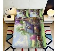 Drap-Housse Chat Noir Cool 3D Printed Microfibre Décor Chambre Protection Antidérapante Housse Lit pour Adultes Jeunes Facile à Laver 90x200x25cm