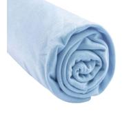 Drap housse - Ciel - 140x190/140x200 - 60% viscose de bambou - Lavable en machine - Uni
