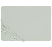 Drap-housse Classique Bordure Élastique 90 x 200 cm en Coton Vert Clair Janbu