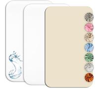 Drap Housse Cododo 55x90cm (Lot de 2) + 1 Alèse Imperméable Protège Matelas Cododo - Set 2+1 Draps Cododo et Alèse Cododo - Oeko-TEX (Blanc/Vanille, 55 x 90 cm)