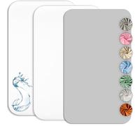 Drap Housse Cododo 55x90cm (Lot de 2) + 1 Alèse Imperméable Protège Matelas Cododo - Set 2+1 Draps Cododo et Alèse Cododo - Oeko-TEX (Blanc/Gris, 55 x 90 cm)