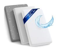 Drap Housse Cododo pour Nacelle Ensemble de 2 Draps 60x120 cm avec Protege Matelas Impermeable Galaxie