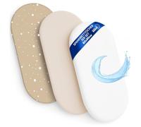 Drap Housse Cododo pour Nacelle Ensemble de 2 Draps Lot de 3 : 40x80 cm avec Protege Matelas Impermeable - Alese Bebe Compatible avec Berceaux Landeau Couffin et Poussette Enfant 40 x 80