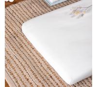 Drap housse coton bio jersey- berceau blanc 40X80