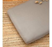 Drap housse coton bio jersey- berceau gris tourterelle 40X80