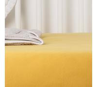 Drap housse coton bio jersey pour lit bébé miel 60X120