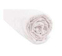 Drap housse Coton Bio pour lit une place 90x190 / 90x200 Couleur - Blanc Blanc G