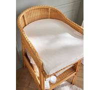 Drap-housse Coton Biologique Table À Langer Céleste Blanc Moyen Uni TU