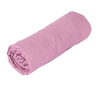 Drap-housse en coton rose 60X120