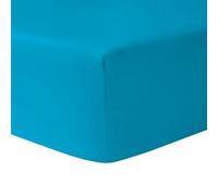 Drap Housse Coton (Turquoise, 140 X 190 cm)