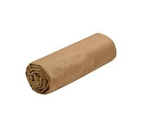 Drap housse couleur curry - 90 x 190 cm