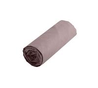 Lovely Casa Drap-housse Alicia 90x190 cm 100% coton Marron Oeko-TEX doux et confortable