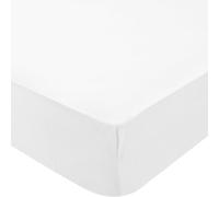 Drap housse de berceau en coton bio blanc (40 x 80 cm)