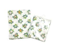 Drap housse de lit Sebastian pour matelas 65 x 130 cm avec coins élastiques - Fabriqué en Italie (sous Giunglla New)