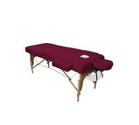 Drap housse de protection 4 pièces en éponge pour table de massage de 10 à 15 cm d'épaisseur - Prune - Vivezen Prune G