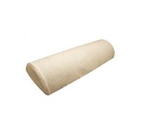 Drap housse de protection en éponge pour coussin demi-rond 66 cm x 22 cm x 12 cm de table de massage - Beige -