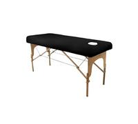 Drap housse de protection en éponge pour table de massage - Confort Plus - Noir -