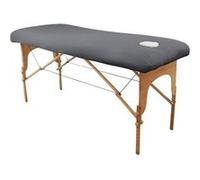 Drap housse de protection en éponge pour table de massage - Marron clair - Vivezen Marron Clair G