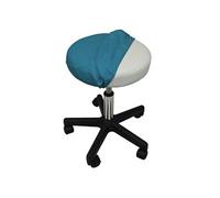 Drap housse de protection en éponge pour tabouret rond - Bleu turquoise Bleu Turquoise G