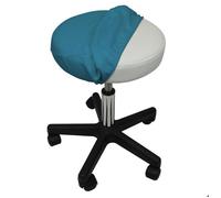 Drap housse de protection en éponge pour tabouret rond - Bleu turquoise - Vivezen