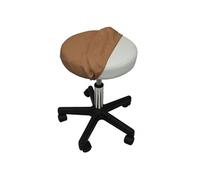 Vivezen - Drap Housse De Protection En Éponge Pour Tabouret Rond - Marron Clair