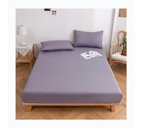 Drap-housse double poche profonde 100 % coton élastique literie de luxe bon ajustement pour protège-matelas profonds de 2 à 10,6 pouces (couleur : A, taille : jumeaux)