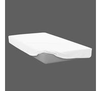 Soleil d'ocre, Drap Housse en Coton 57 Fils 60x120 cm Bebe Blanc, par Soleil d'Ocre