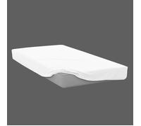 Soleil d'ocre, Drap Housse en Coton 57 Fils 60x120 cm Bebe Blanc, par Soleil d'Ocre