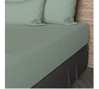 Soleil d'Ocre – Drap-housse coton 57 fils – uni vert d'eau 90x190 cm