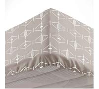 Drap Housse en Coton "Aristide" 160x200cm Naturel