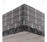 Drap Housse en Coton "Aristide" 90x190cm Anthracite Anthracite G