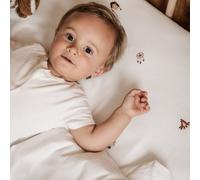 Kadolis - Drap Housse Bébé 70x140 cm Coton Bio - Petite Plume