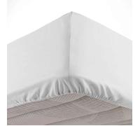 Douceur d'Intérieur Drap-housse en coton Biolina 140x190 cm Blanc