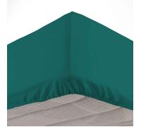 Drap Housse en Coton ""Biolina"" 140x190cm Émeraude