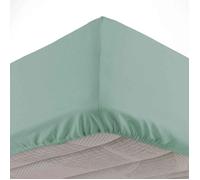 Drap Housse en Coton ""Biolina"" 140x190cm Sauge